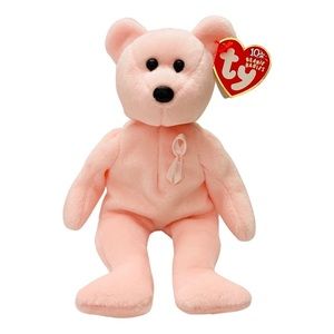 Ty Beanie Babies - Cure the Bear - Susan G. Komen Breast Cancer Foundation 💜